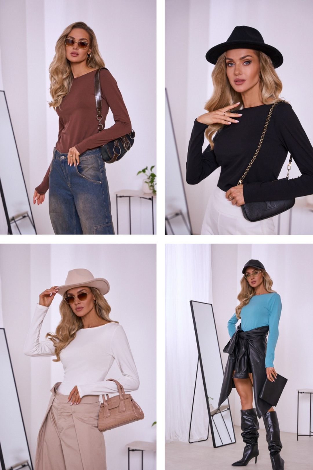 Блузка LaTynka 8109/8110 бирюзовый